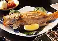高級魚のどくろ塩焼き1尾